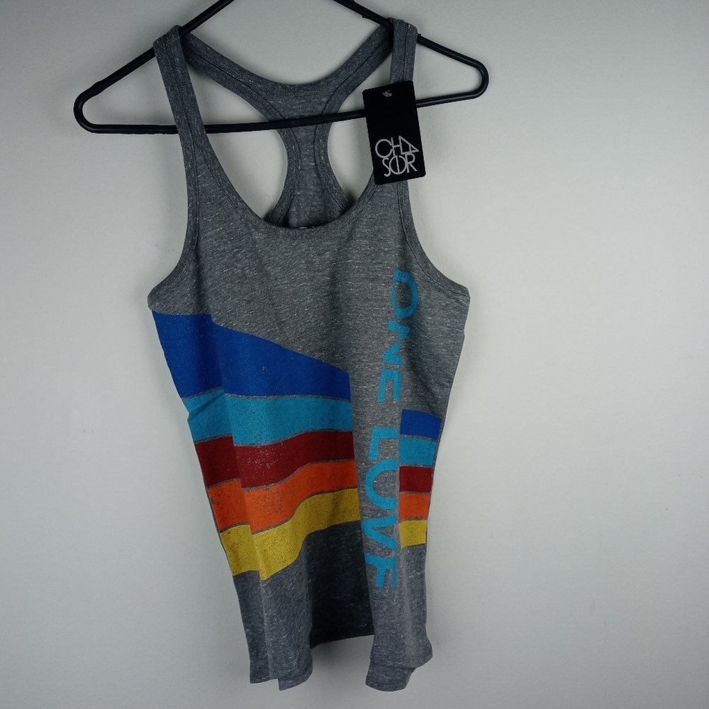 NWT Chaser One Love Pride Tank Size M